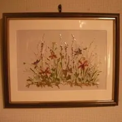 木製 額縁 フォトフレーム  押し花