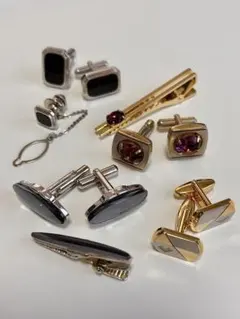 カフス ネクタイピン まとめて バラ売り不可