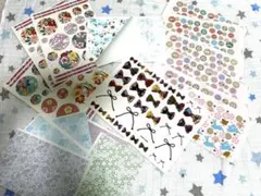 ポーセラーツ　転写紙　和柄　セット売り　サイズ色々　合計16枚