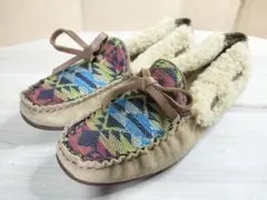 リーガル　モカシン　スウェード　ボア　24.5cm