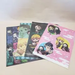 アニメ鬼滅の刃 3ポケット クリアファイル 4枚セット