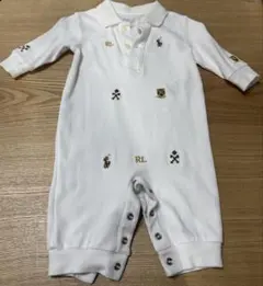 Ralph Lauren ホワイトロンパース