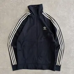 adidas アディダス トラックジャケット ジャージ 刺繍ロゴ 古着