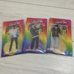 ジャニーズ WEST アクリルスタンド 3体(中間淳太・濵田崇裕・桐山照史)