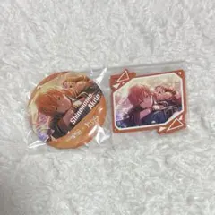 プロセカ　東雲彰人　セガラッキーくじ　D賞　缶ミラー　E賞　ラバーキーホルダー