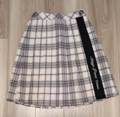 お値下【新品★未使用】メゾピアノ　チェックプリーツスカート　150　春