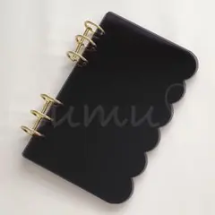 アクリルバインダー 貯金 管理 バインダー 手帳 家計管理 管理