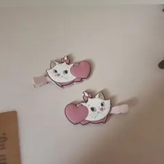 ディズニー　マリーちゃん　ヘアピン