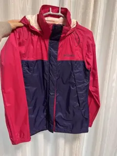 Columbia レインジャケット ピンク/ネイビー