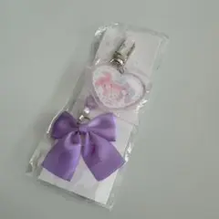 新品未使用 ぼんぼんりぼん シークレットチャーム付きキーホルダー