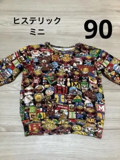ヒスミニ　ヒステリックミニ キッズトップス　長袖　総柄　90