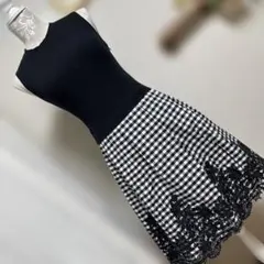 美品　Rirandture ドッキングワンピース