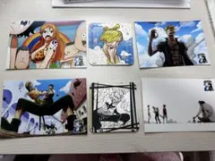 ワンピース コースター2枚とポストカード4枚　まとめ売り