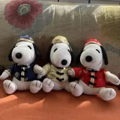 スヌーピー 中華風衣装 ぬいぐるみ 3体セット　中国購入品