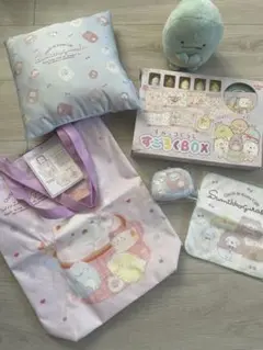 すみっコぐらしセット（ぬいぐるみ・クッション・トートバッグ・タオル）6点セット