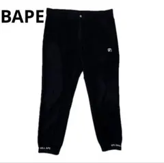 A BATHING APE ブラックリブコットンチノパンツのサムネイル