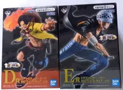 一番くじ ワンピース 覇ノ躍動 D賞&E賞 フィギュア エース&ロー セット
