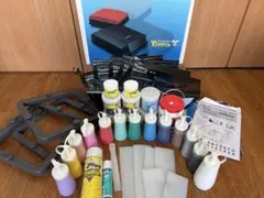 Tシャツくん本体セット＋ミドルフレーム 3インク14種未使用スクリーン3セット等 メルカリ