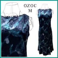 【古着】美品!! OZOC 90'sビンテージ ノースリーブワンピース Mのサムネイル