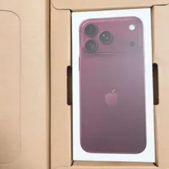 【新品未使用・新色】iPhone 18 Pro MAX バーガンディ 2TB