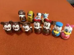 ディズニーキャラクター　起き上がりこぼし・フィギュアセット