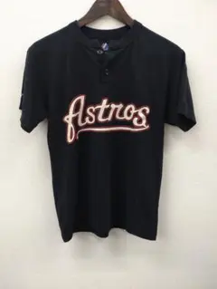 （61）Majestic Astros ヘンリーネック Tシャツ Youth Lのサムネイル