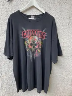 希少CHIMAIRA GILDAN スカルデザイン Tシャツ XXLヴィンテージ