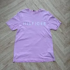 美品☆Tommy Hilfiger ロゴ Tシャツ ピンク Sサイズのサムネイル