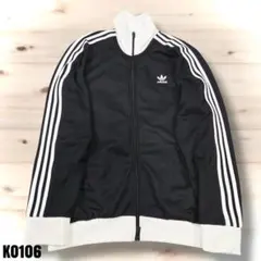 アディダス オリジナルス トラックジャケット 白黒 2XL/100 K0106