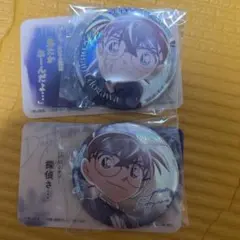 名探偵 コナン 彩光キラキラカンバッジコレクション 江戸川コナン 2点