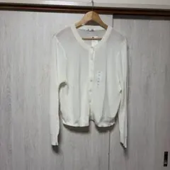 GU 시어 가디건 Z 오프 화이트 3XL