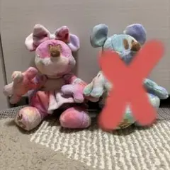 ミニー40周年ぬいぐるみバッチ