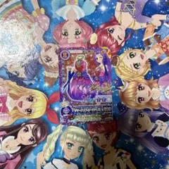 アイカツカード　ミズキ　サマーナイトムーンドレス　サイン入り