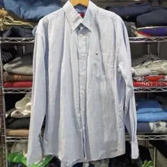 トミーヒルフィガー ストライプ 長袖シャツ