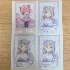 にじさんじ わんにゃんdays チェキ風カード 赤城ウェン•シスタークレア