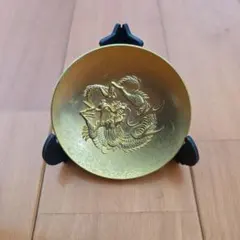 24金メッキ 龍彫刻 盃 木箱入り - メルカリ