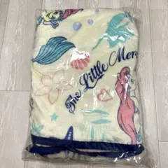 ディズニー　リトルマーメイド　アリエル　フランネル　ブランケット
