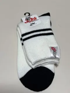 新品☆ 頭文字Dの30th藤原とうふ店 ハチロク裏起毛ルームソックス