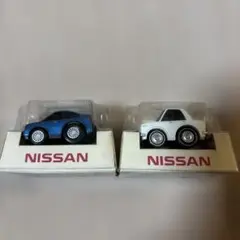 日産　非売品デフォルメミニカー（プルバックカー）の2点セット