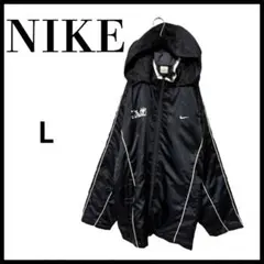 NIKE ナイキ ビッグロゴナイロンジャケット ブラック L
