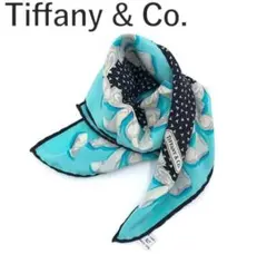 Tiffany&Co. 1986デザイン シルクスカーフ リボン柄