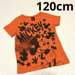 ミッキー　ディズニー　ミッキーマウス　BABY DOLL オレンジ　Tシャツ