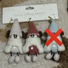 リルリンリン ぬいぐるみチャーム 白・赤