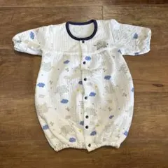 ツーウェイオール　ぞうさん　キルト　ホワイト