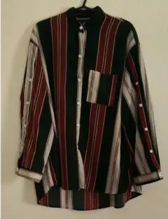 スタンドカラーシャツ  バンドカラーシャツ