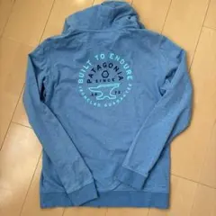PATAGONIA フード付きパーカー ブルー