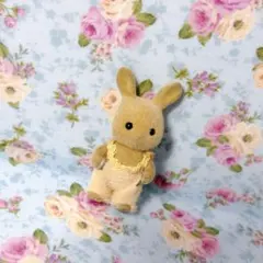 最終値下げ【訳アリ】シルバニア初期　グレーウサギ　赤ちゃんB