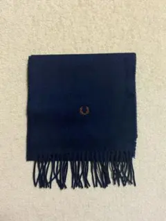 FRED PERRY フレッドペリー　ネイビー マフラー
