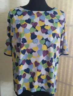 ゆったりsizePART2 /JUNKO SHIMADA♡柄 半袖TシャツLのサムネイル