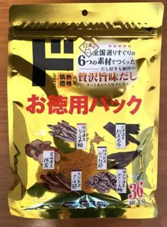 ドンキホーテ　贅沢旨味だし　お徳用パック5g×36袋